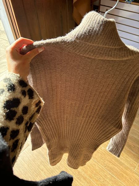 Vestidos de lana largos con cuello