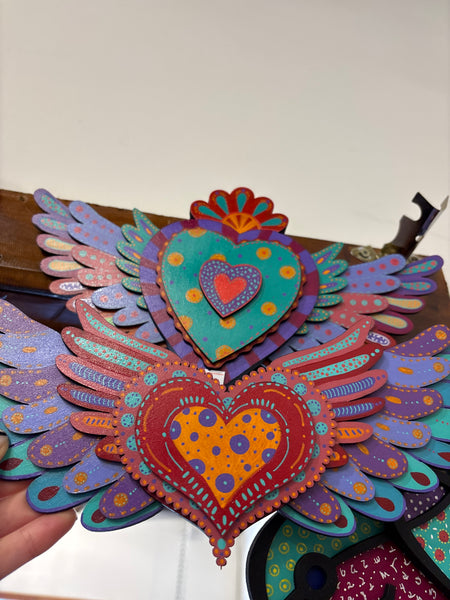 Corazones con alas