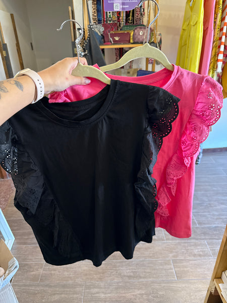 Poleras encaje