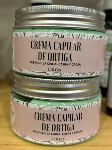 Crema capilar de ortiga