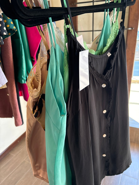Poleras pabilo cortitas