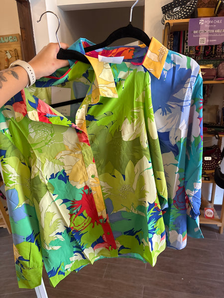 Blusas manga larga estampado