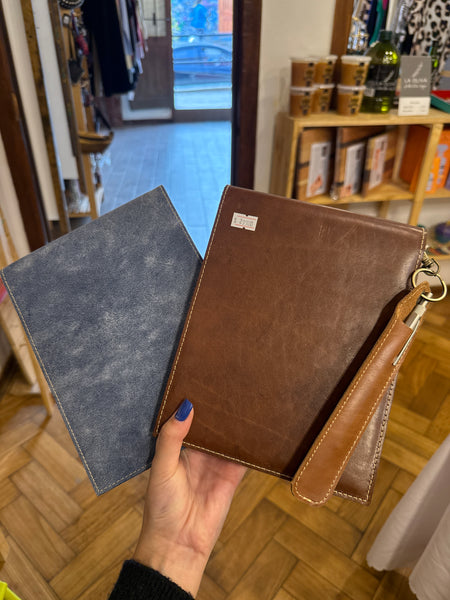 Croqueras con funda de cuero