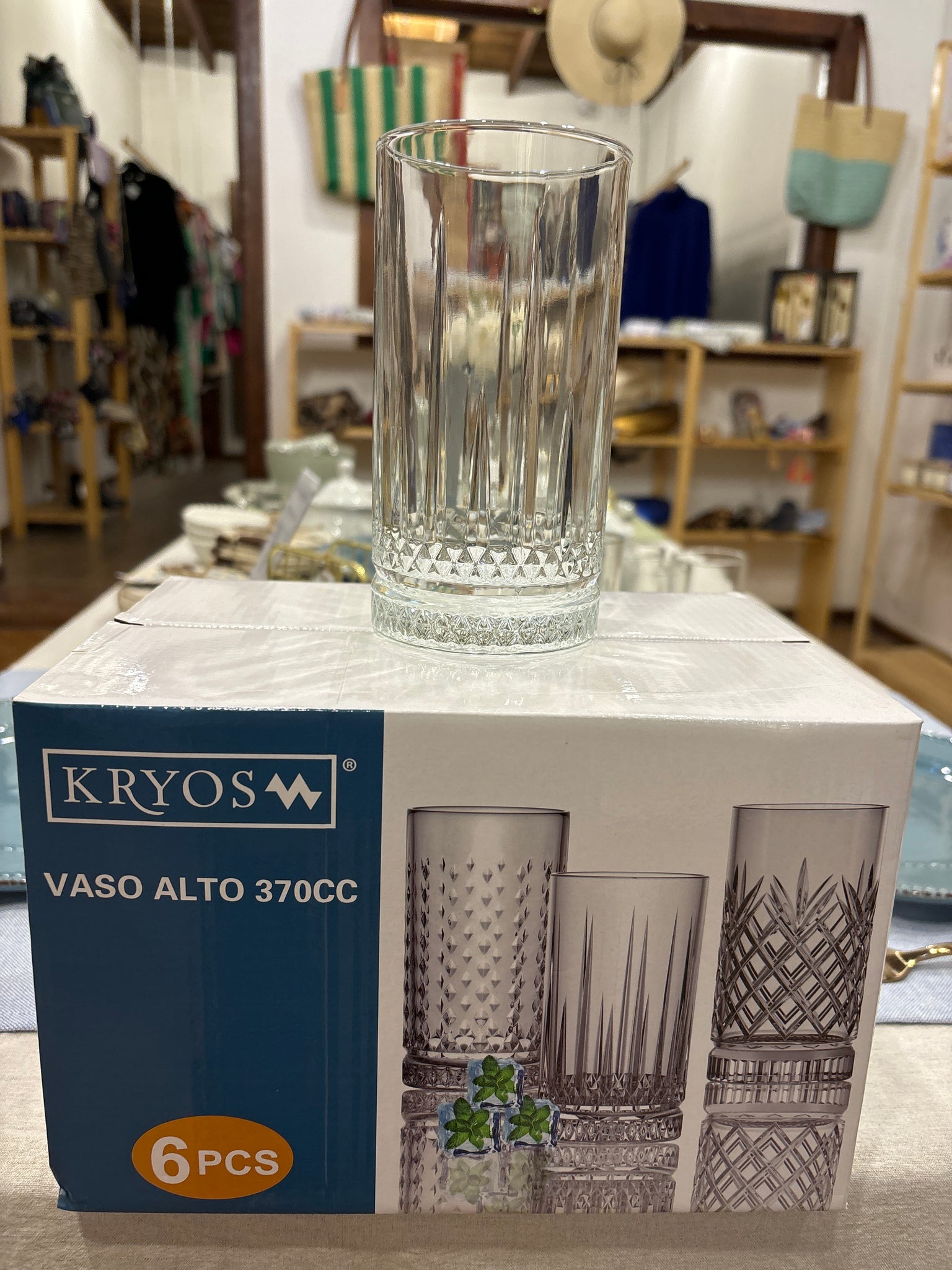 Set de vasos altos