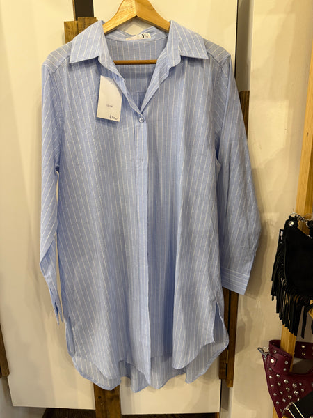 Blusas largas con rayas