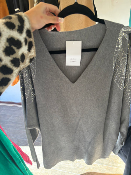 Sweaters con brillos